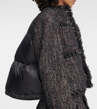 Sacai Cropped tweed jacket
