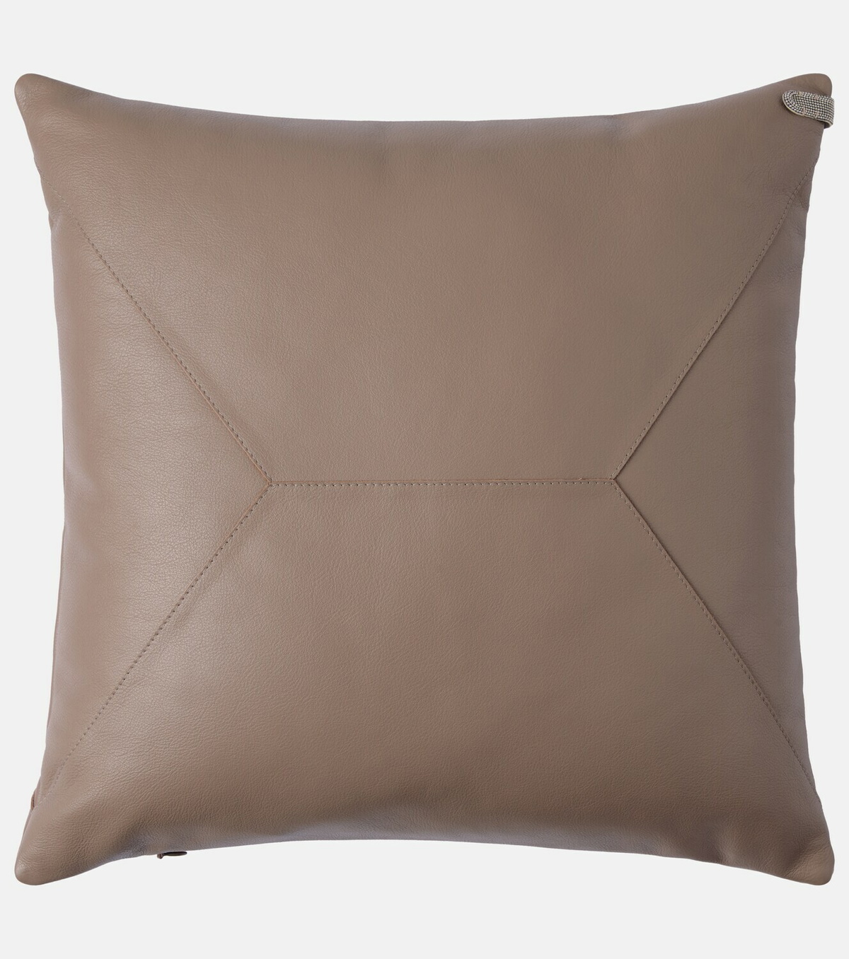 Brunello Cucinelli Monili leather cushion