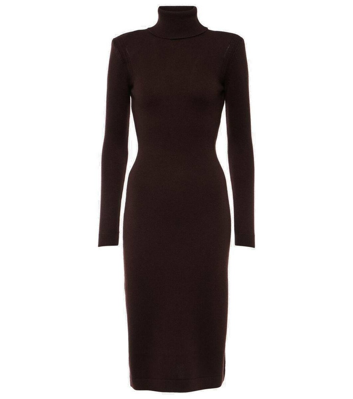 Photo: Tom Ford Cashmere turtleneck midi dress