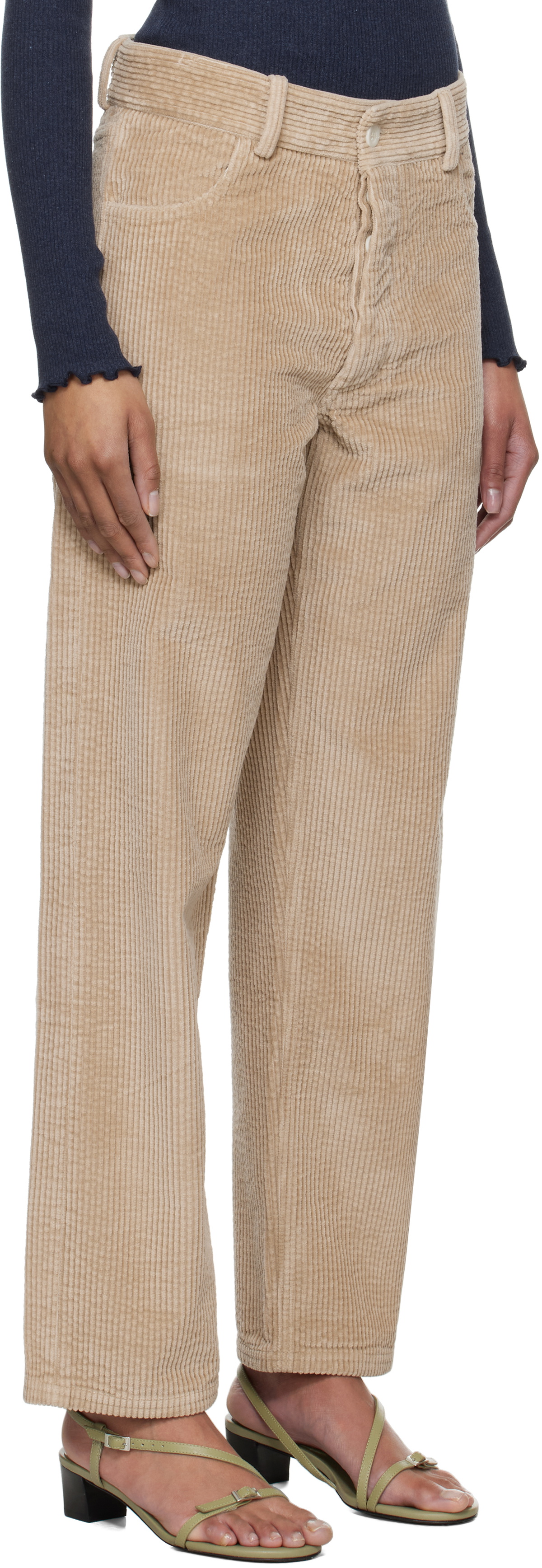 パンツ Baserange / INDRE PANTS (Sand) Baserange Beige Indre Trousers Baserange