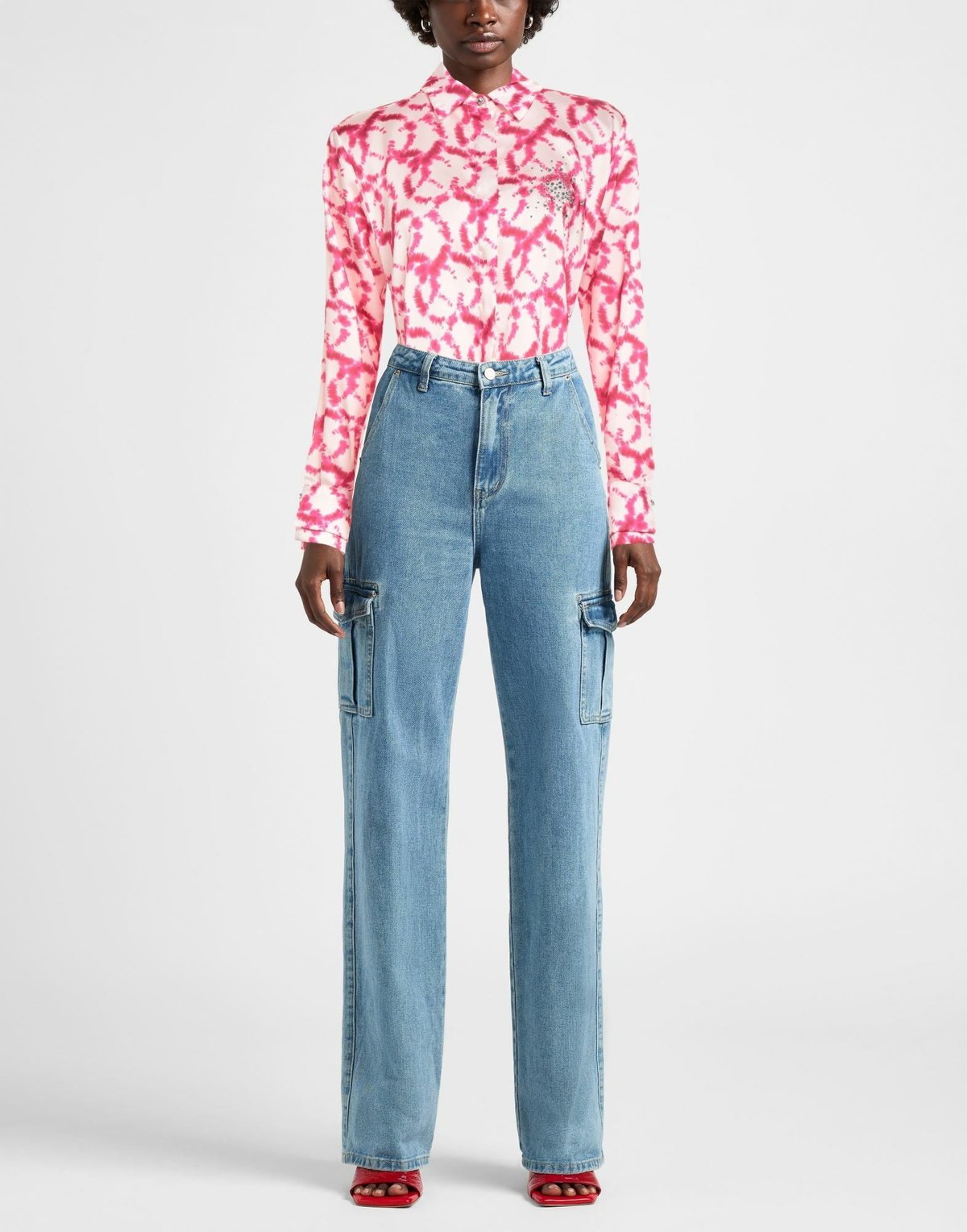 Jijil Womens Shirt Fuchsia