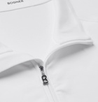 Bogner - Harrison Slim-Fit Stretch-Jersey Half-Zip Base Layer - White