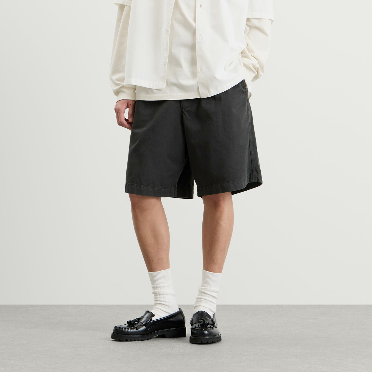 END. Resort Short in Washed Black