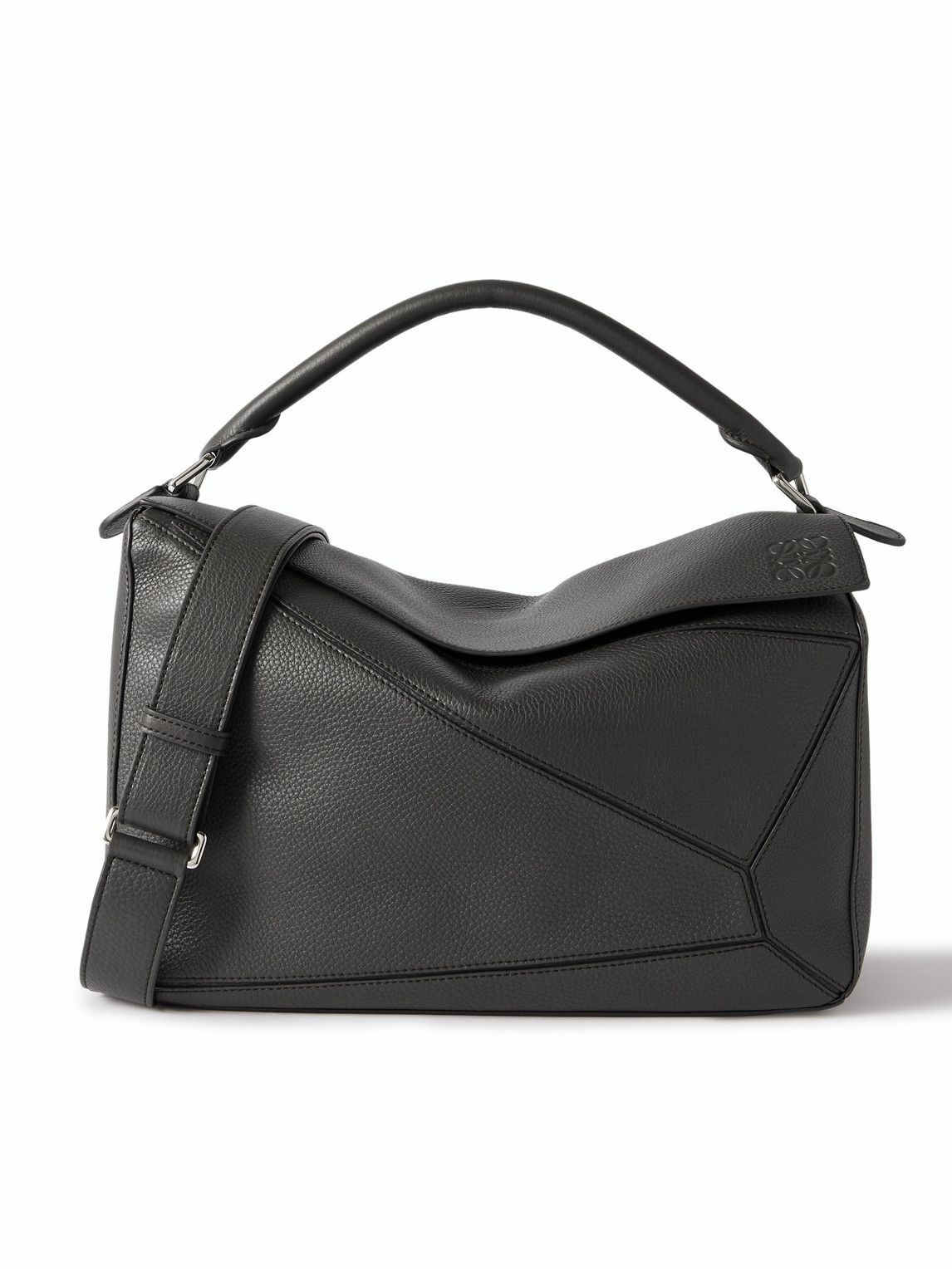 LOEWE - Cubi Leather Messenger Bag Loewe
