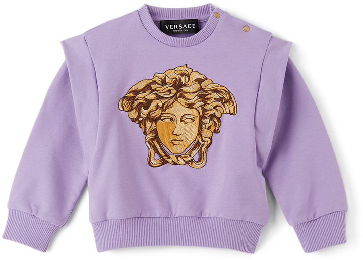 Photo: Versace Baby Purple Medusa Sweatshirt