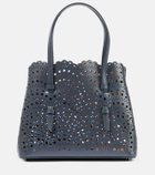 Alaïa Le Mina 25 Medium Vienne Wave leather tote bag