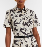 Altuzarra Kiera printed cotton-blend shirt dress