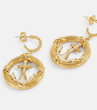 Zimmermann - Nautical Drop gold-plated earrings