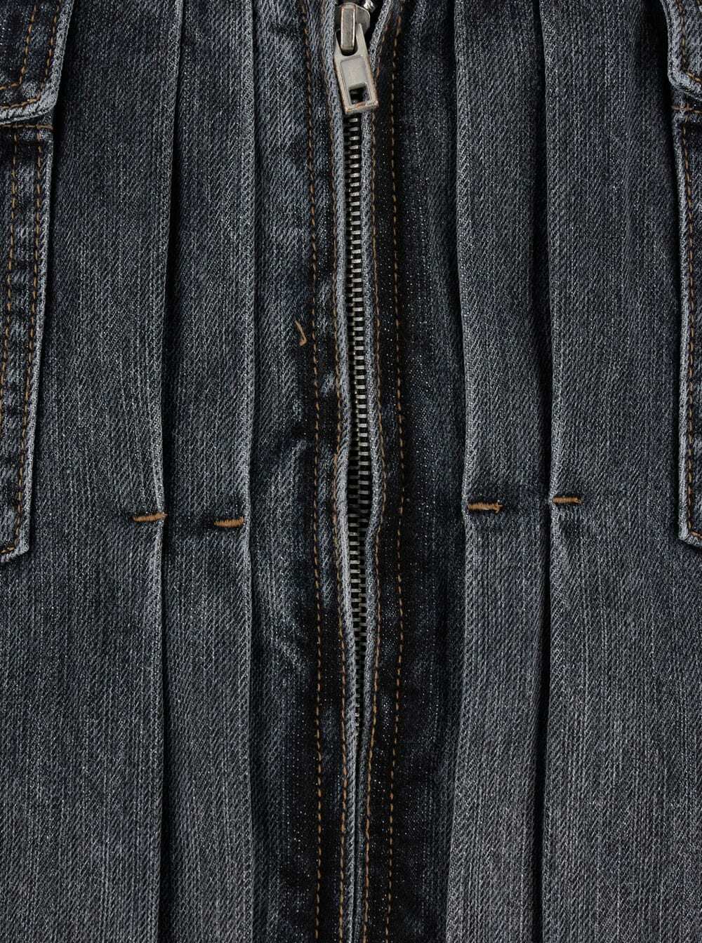 Juun.J Grey Jacket With Wide Notched Revers And Dropped Shoulders In Denim Man