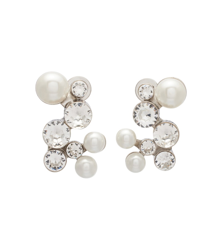 Photo: Dries Van Noten Crystal-embellished earrings