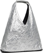 MM6 Maison Margiela Silver Triangle Zip Pouch