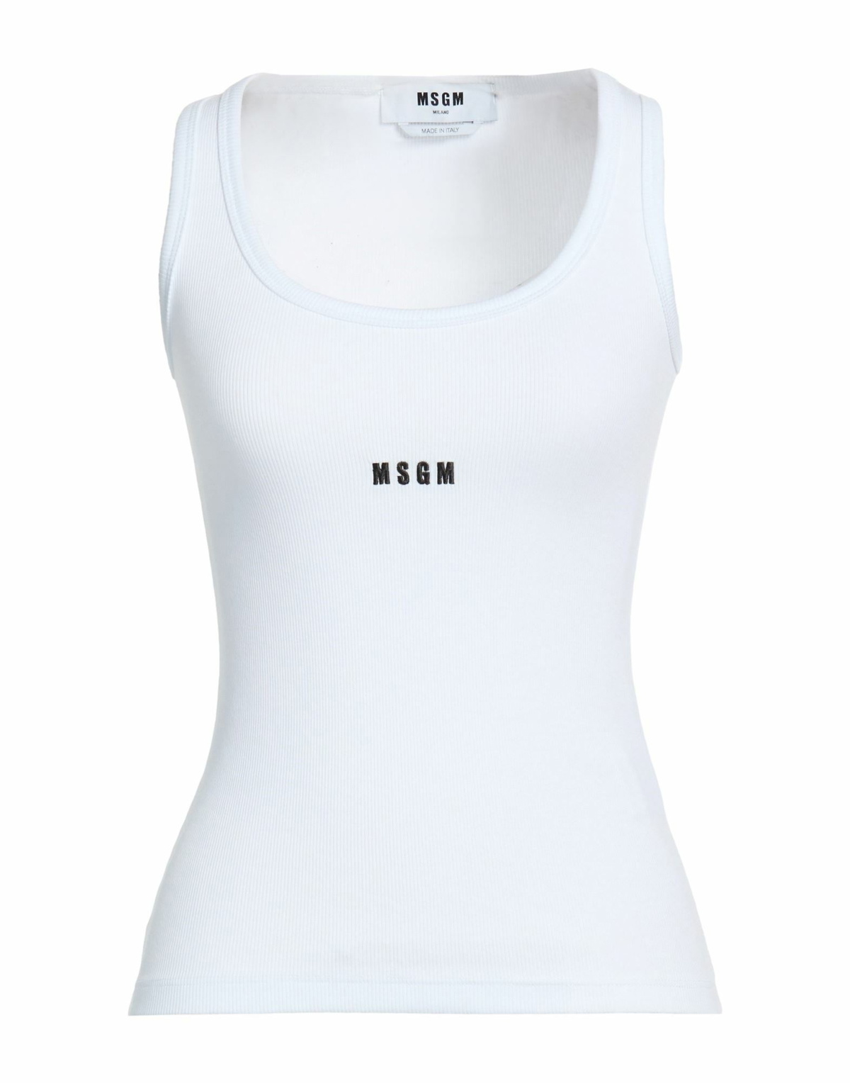 Msgm Womens Tank top in White