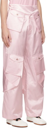 STRONGTHE Pink Cargo44 Trousers