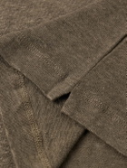 De Petrillo - Linen-Jersey T-Shirt - Brown