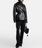 Balenciaga Double-breasted leather jacket