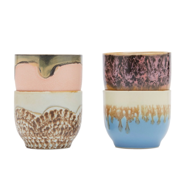 Photo: HKLiving Café Cups - Set of 4 in Lagoon 
