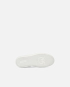 Pinko Sneakers With Platform Sole And Coloured Heel White/Lime