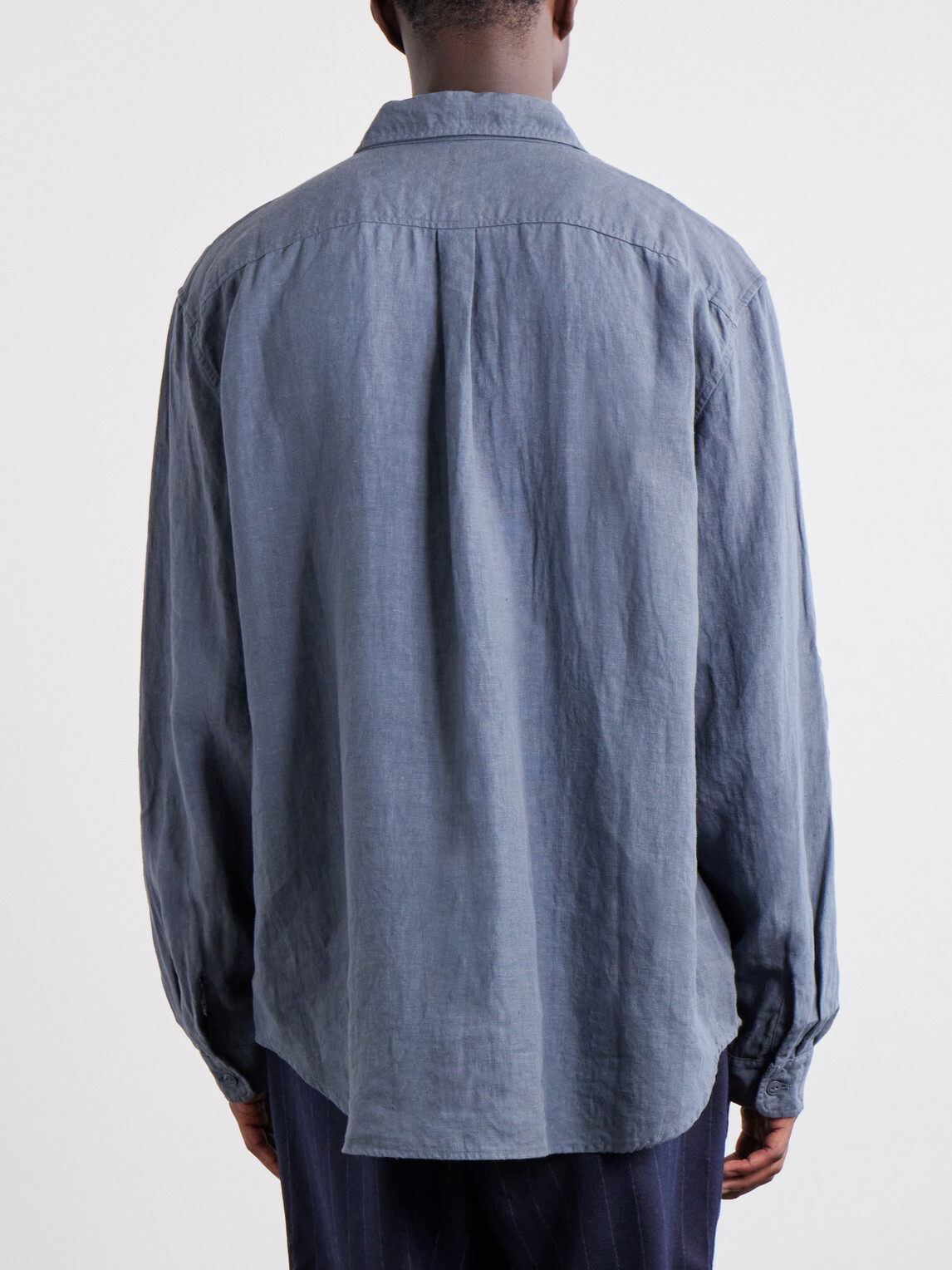 KAPITAL - Linen Shirt - Blue