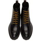 Paul Smith Black Farley Lace-Up Boots