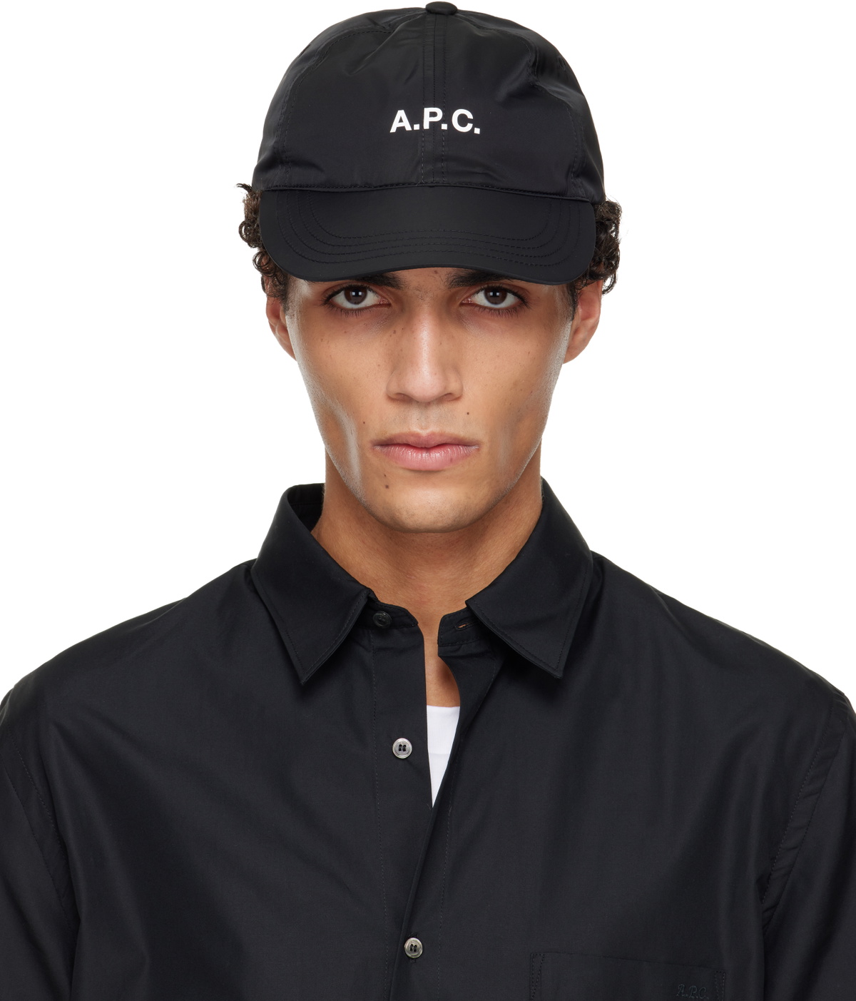 A.P.C. Black Charlie Cap