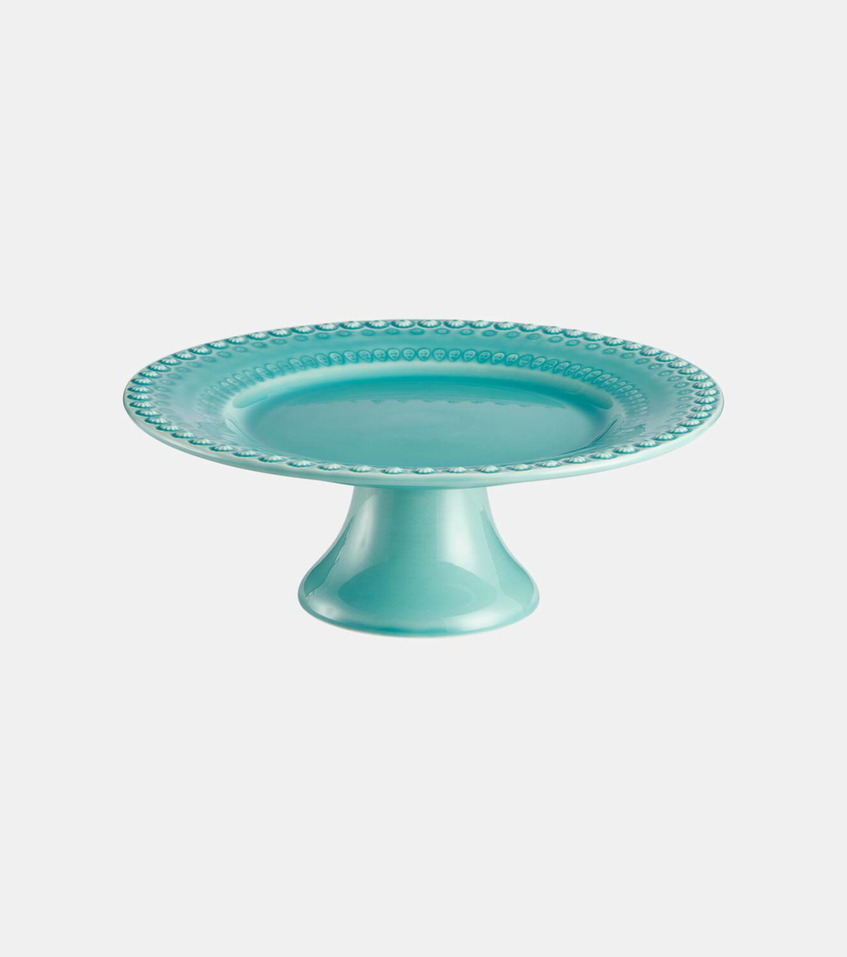Bordallo Pinheiro Fantasia ceramic cake stand