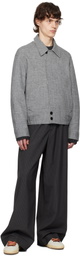 Lanvin Gray Linen Jacket