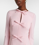 Carolina Herrera Bow-detail crêpe gown