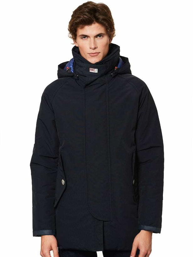 Photo: MC2 Saint Barth Blue Navy Blue Hooded Parka Jacket Voyager