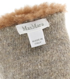 Max Mara - Ombrato camel hair and silk mittens