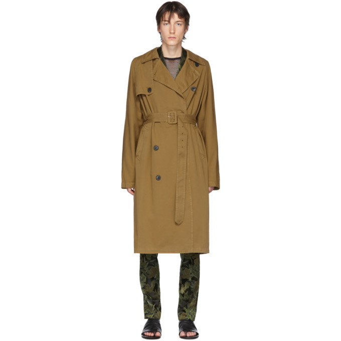 Photo: Dries Van Noten Beige Rennie Trench Coat