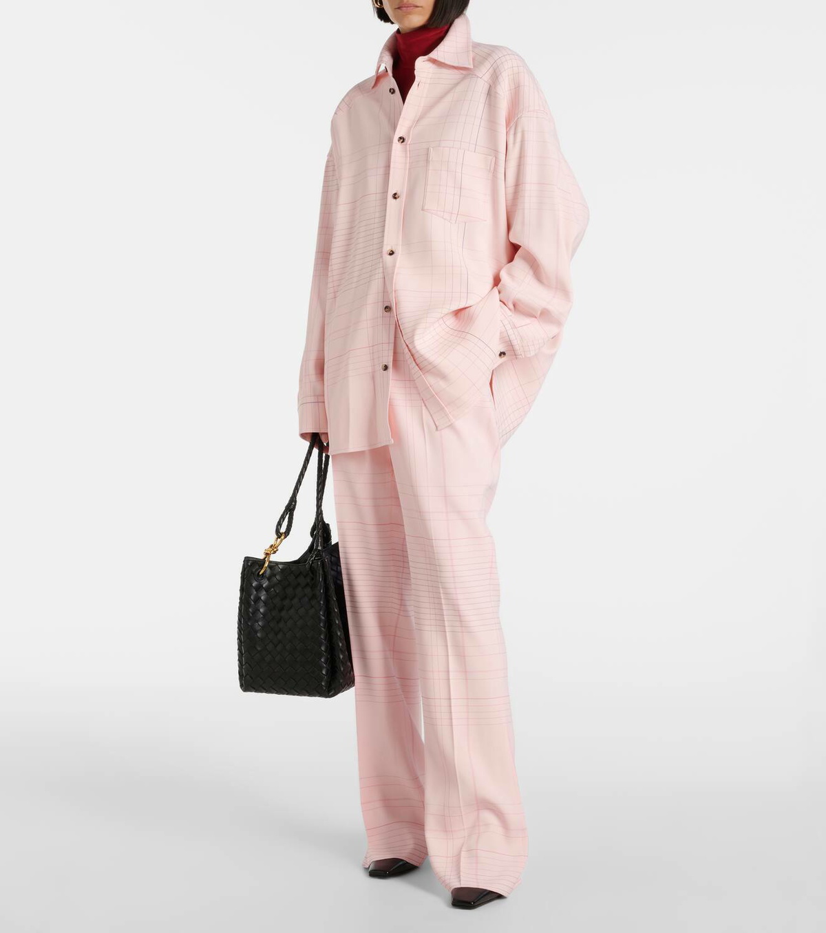 Bottega Veneta Notebook oversized printed shirt