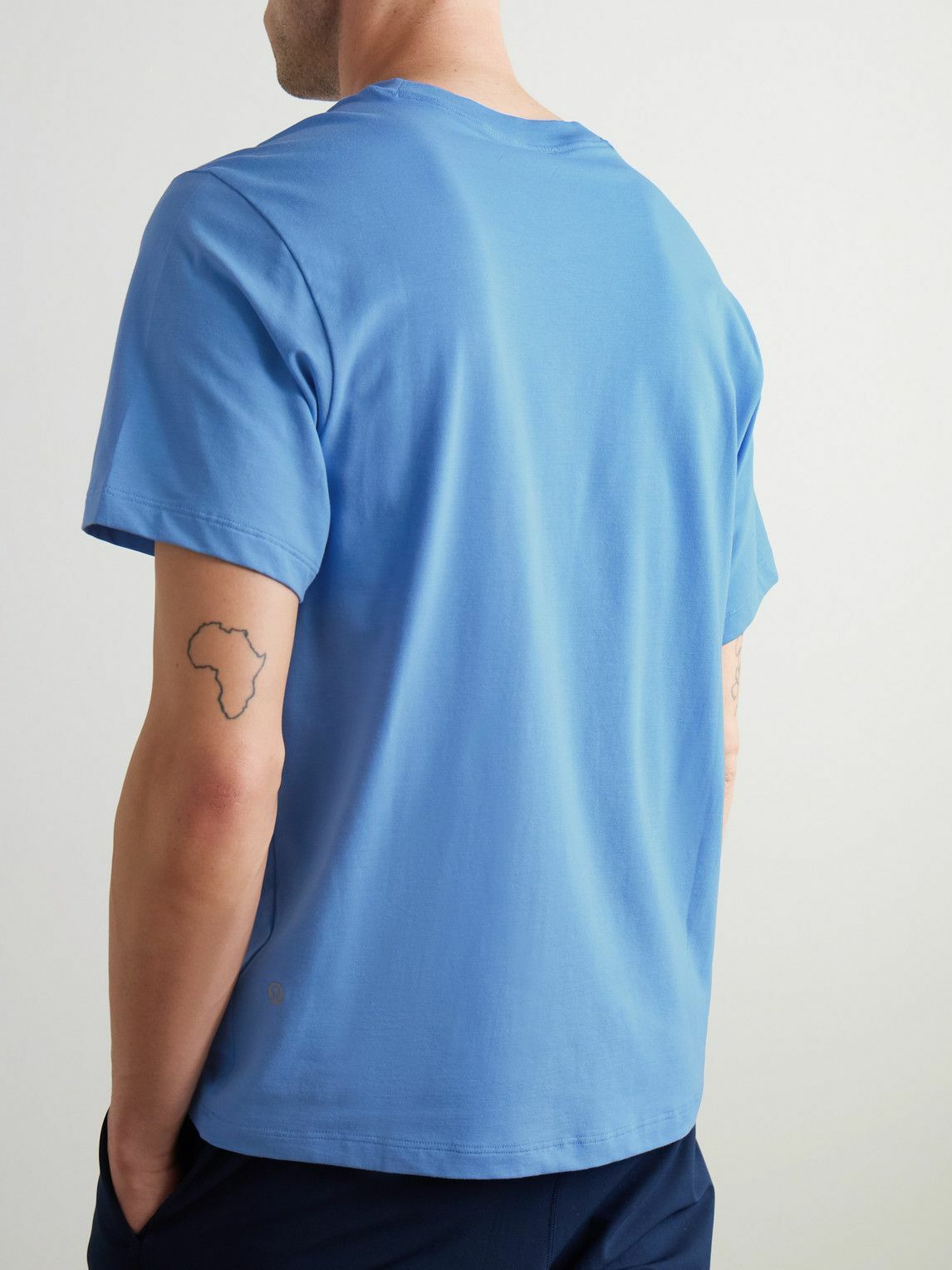 【lululemon】コットンブレンド Zeroed In トレーニング Tシャツ Lululemon - Zeroed In Stretch Cotton-Blend Jersey T-Shirt