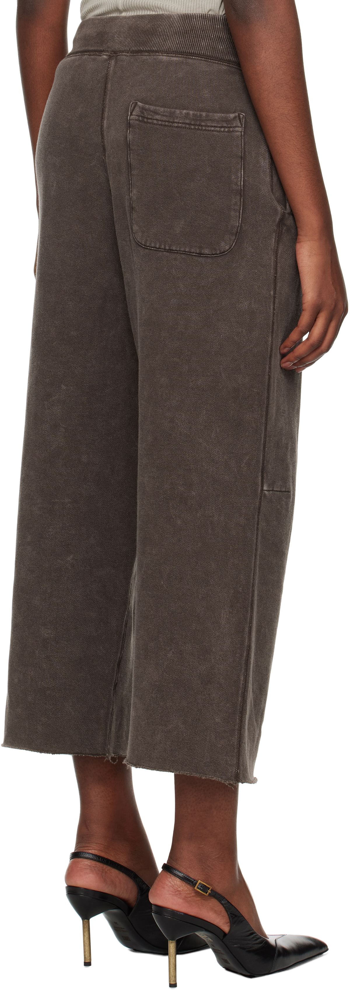 R13 Brown Articulated Knee Sweatpants