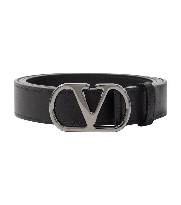 Photo: Valentino Garavani VLogo leather belt
