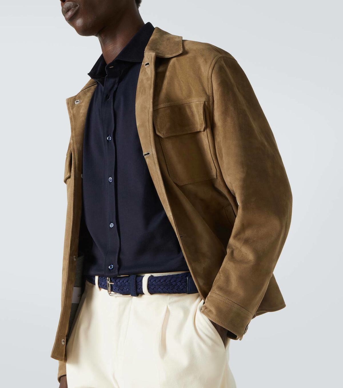 Tod's Braided suede belt