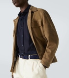 Tod's Braided suede belt