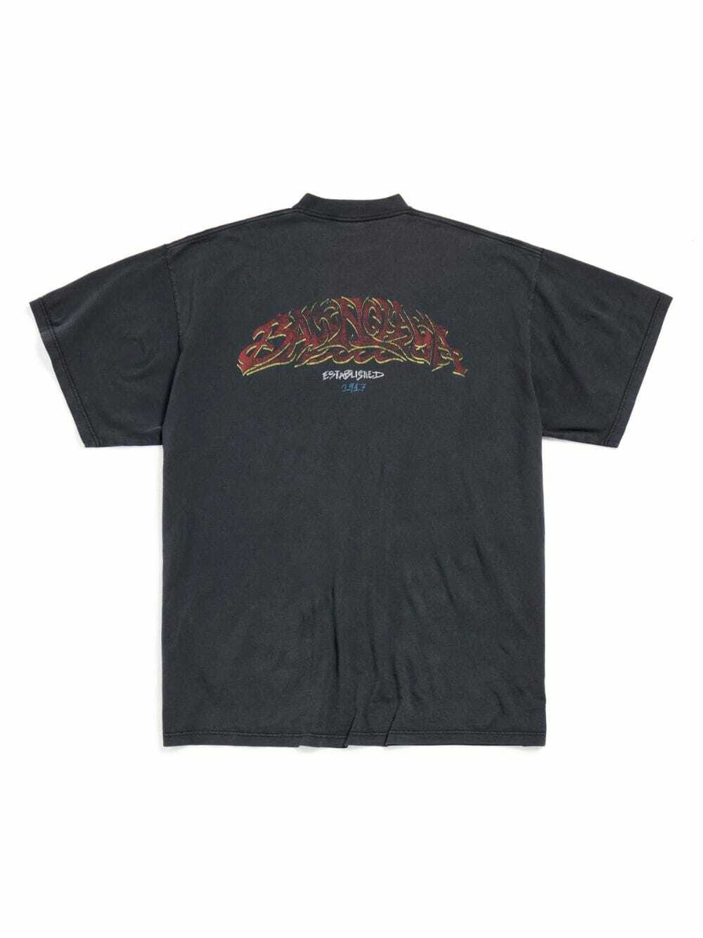 BALENCIAGA - Logo T-shirt