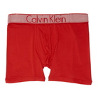 Calvin Klein Underwear Red Customized Micro Boxer Briefs