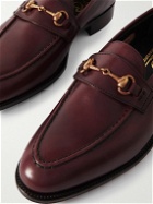 George Cleverley - Colony Horsebit Leather Loafers - Burgundy
