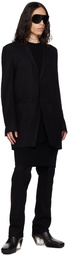 Rick Owens Black Fogpocket Lido Blazer