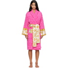 Versace Pink 'I Heart Baroque' Bathrobe