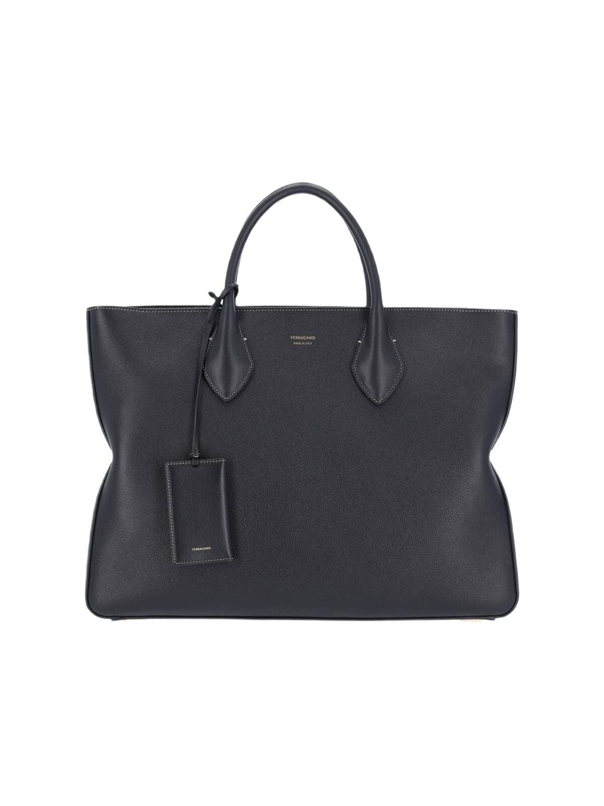 Salvatore Ferragamo☆ロゴポイント トートバッグ BLACK LADIES East-West トートバッグ (S) - ウィメンズ | Ferragamo