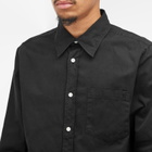 Norse Projects Men's Osvals Twill Button Down Shirt in Black