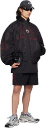 Balenciaga Black Lion Club Varsity Bomber Jacket