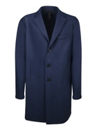 Harris Wharf London Boxy Cashmere Blue Coat