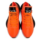 Y-3 Orange and Black Kaiwa Sneakers