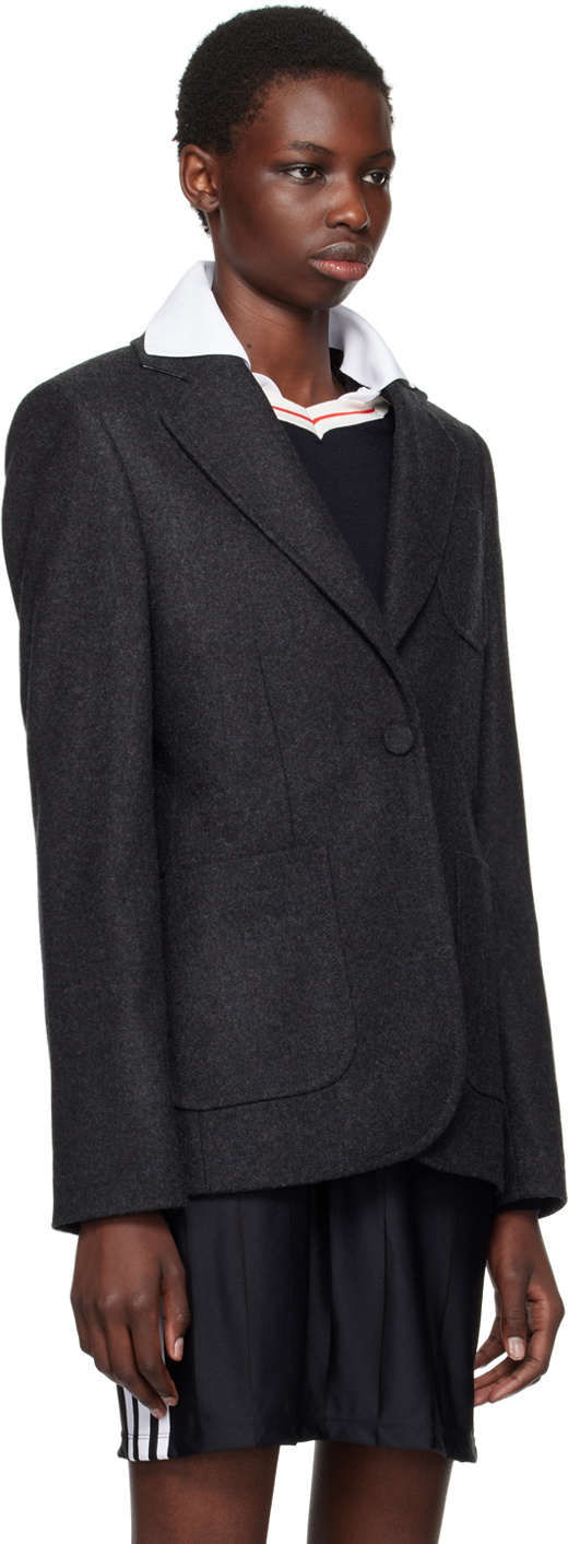 Wales Bonner Gray Iris Blazer