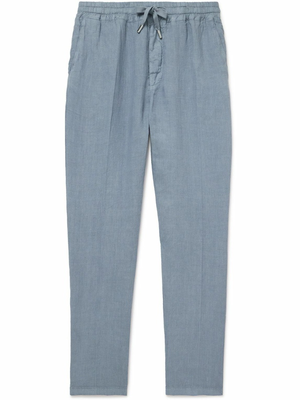 Photo: Altea - Mattia Straight-Leg Linen Trousers - Gray