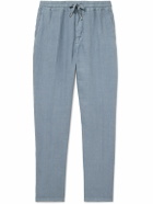 Altea - Mattia Straight-Leg Linen Trousers - Gray