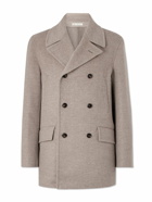 UMIT BENAN B - Wool and Cashmere-Blend Peacoat - Neutrals